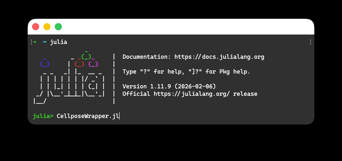 CellposeWrapper.jl logo